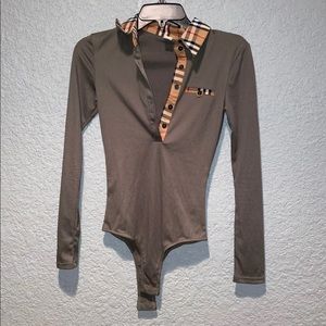 Gucci print body suit